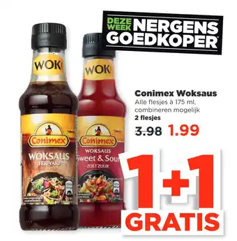 PLUS Conimex VWoksaus aanbieding