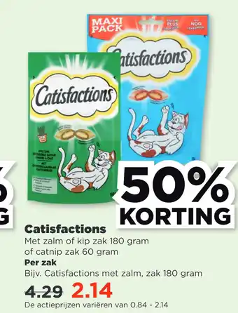 PLUS Catisfactions aanbieding