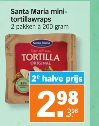 Albert Heijn Santa maria mini-tortillawraps 200g aanbieding