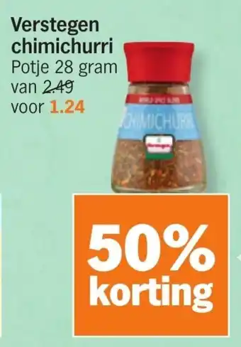 Albert Heijn Verstegen chimichurri 28g aanbieding