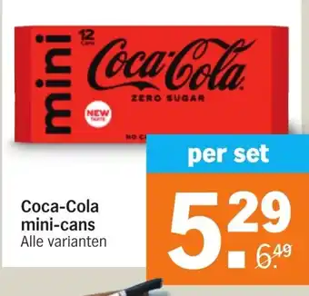 Albert Heijn Coca-cola mini-cans aanbieding