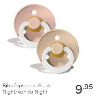 Baby & Tiener Bibs Fopspeen Blush night/Vanilla night aanbieding