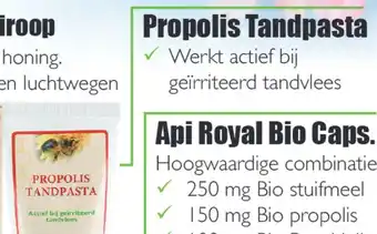 Gezond & Wel Propolis Tandpasta aanbieding