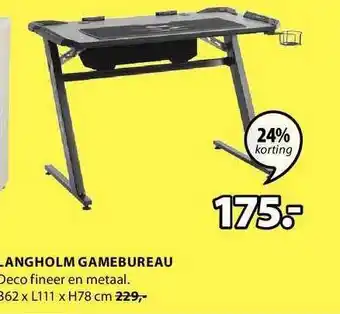 Jysk Langholm Gamebureau aanbieding