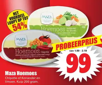 Dirk Maza Hoemoes aanbieding