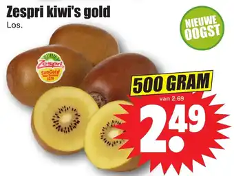 Dirk Zespri kiwi's gold aanbieding