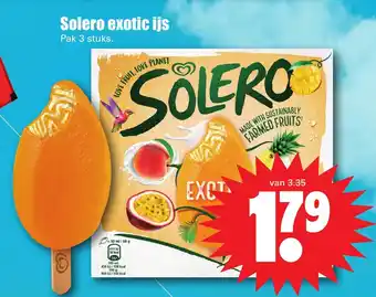 Dirk Solero exotic ijs aanbieding