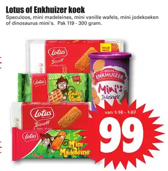 Dirk Lotus of Enkhuizer koek aanbieding