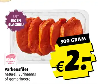 Boni Varkensfilet 300g aanbieding