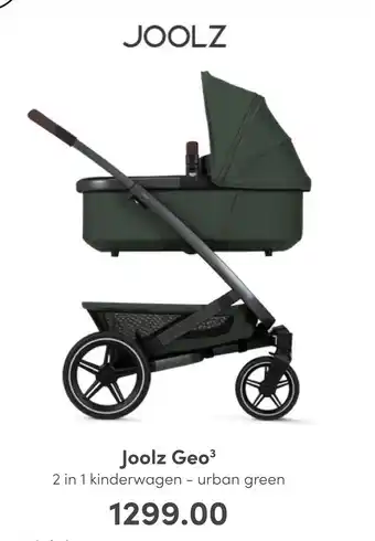 Baby & Tiener Joolz Geo3 2 in 1 kinderwagen - urban green aanbieding