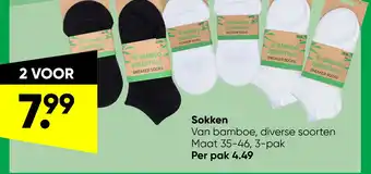 Big Bazar Sokken aanbieding