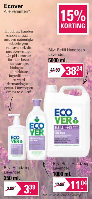 De Online Drogist Ecover aanbieding