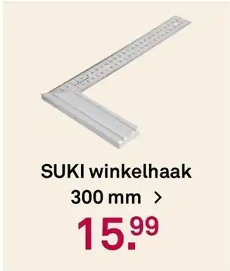 Karwei Suki winkelhaak 300 mm aanbieding