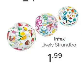 Baby & Tiener Intex Lively strandbal aanbieding