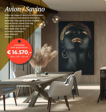 Superkeukens Avion/Savino aanbieding