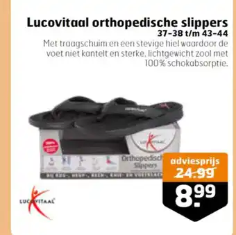 Trekpleister Lucovitaal orthopedische slippers aanbieding