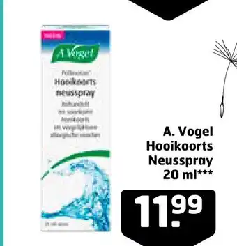 Trekpleister A. Vogel Hooikoorts Neusspray aanbieding