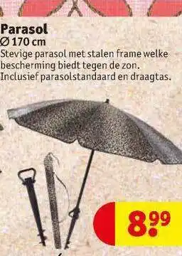 Kruidvat Parasol Ø 170 Cm aanbieding