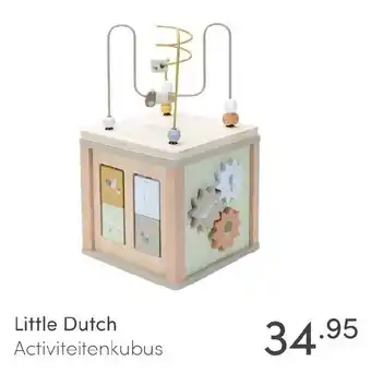 Baby & Tiener Little Dutch Activiteitenkubus aanbieding