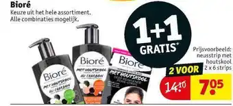 Kruidvat Bioré 1+1 Gratis aanbieding