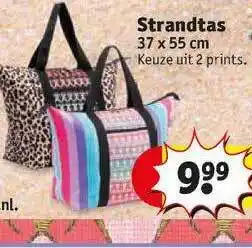 Kruidvat Strandtas 37 X 55 Cm aanbieding