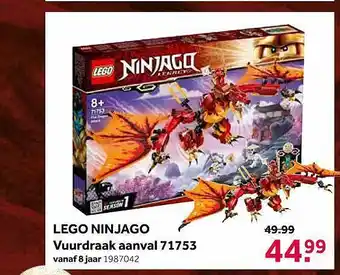 Intertoys Lego Ninjago Vuurdraak Aanval aanbieding