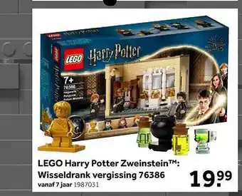 Intertoys Lego Harry Potter Zweinstein Wisseldrank Vergissing aanbieding