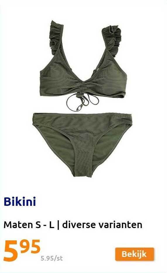 Bikini aanbieding bij Action