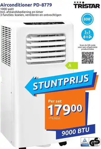 Action Tristar Airconditioner PD-8779 aanbieding