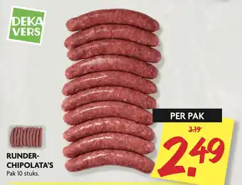 Dekamarkt Runderchipolata's aanbieding