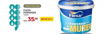 Praxis Flexa Powerdek 10 liter aanbieding