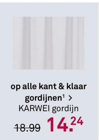 Karwei Karwei gordijn aanbieding
