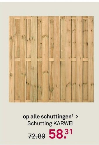 Karwei Schutting karwei aanbieding