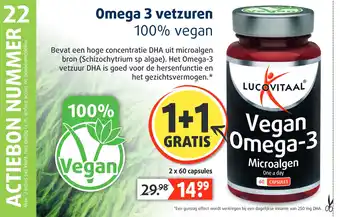 Lucovitaal Omega 3 vetzuren aanbieding