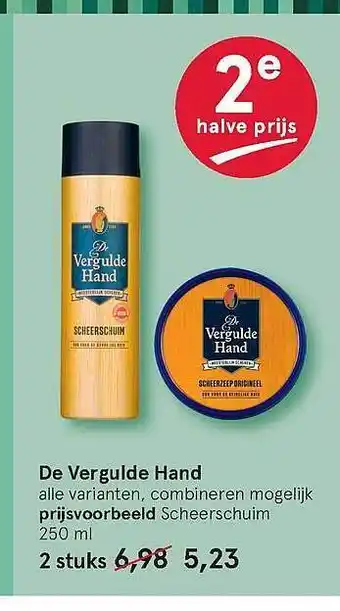 Etos De Vergulde Hand 250 ml aanbieding