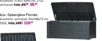 Leen Bakker Opbergbox florida aanbieding