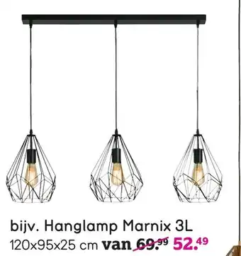 Leen Bakker Hanglamp marnix 3L aanbieding