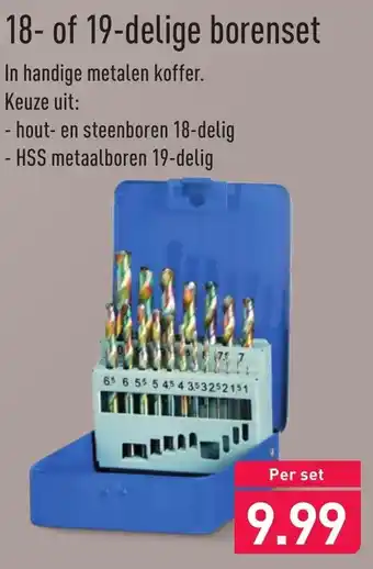 ALDI 18- of 19-delige borenset aanbieding