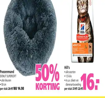 Ranzijn Poezenmand DONUT SUPERSOFT aanbieding