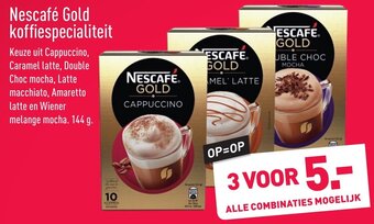 ALDI Nescafe Gold koffiespecialiteit aanbieding