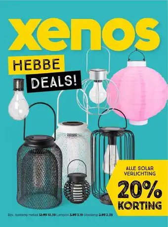 Xenos Alle Solar verlichting 20% Korting aanbieding