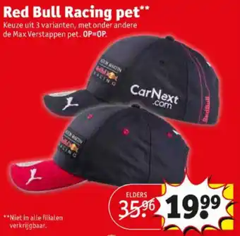 Kruidvat Red Bull Racing pet aanbieding