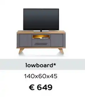 Henders & Hazel Lowboard aanbieding