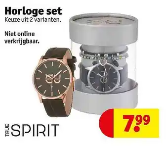 Kruidvat Horloge Set aanbieding