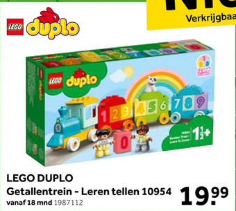 Intertoys Lego Duplo getallentrein leren tellen 10954 aanbieding