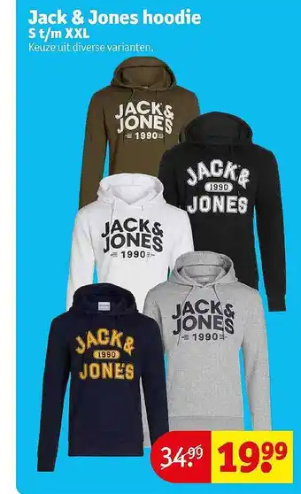 Kruidvat Jack & Jones Hoodie aanbieding