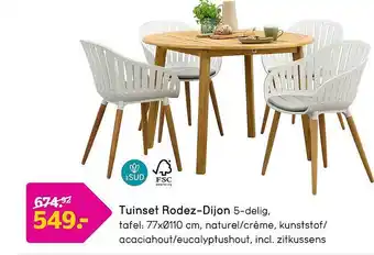 Leen Bakker Tuinset Rodez-Dijon aanbieding