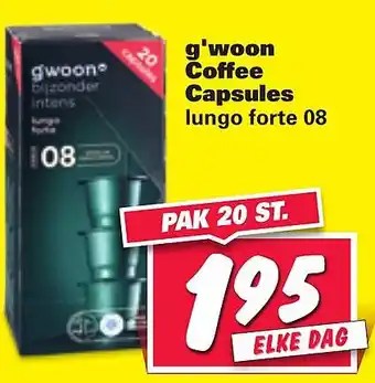 Nettorama g'woon coffee capsules aanbieding