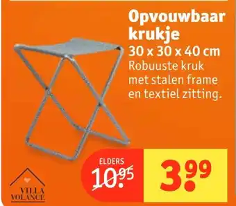 Kruidvat Opvouwbaar krukje aanbieding
