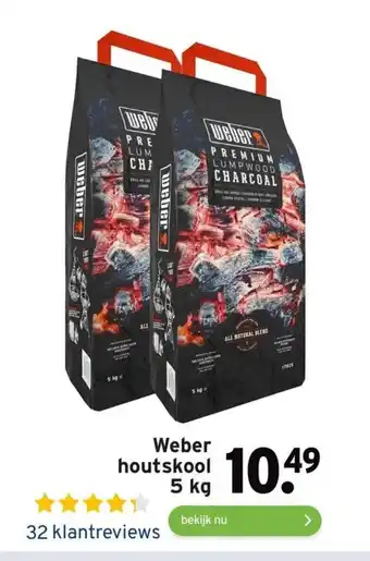 GAMMA Weber houtskool 5 kg aanbieding